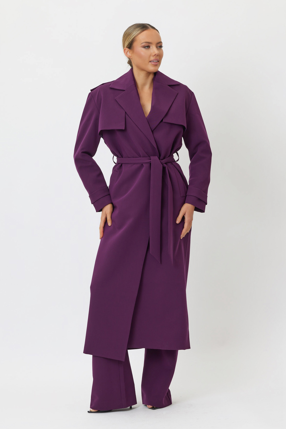 Sample UZL7L Coat Plum 6