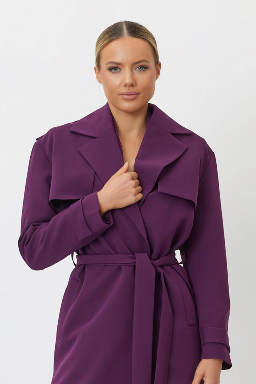 Sample UZL7L Coat Plum 6