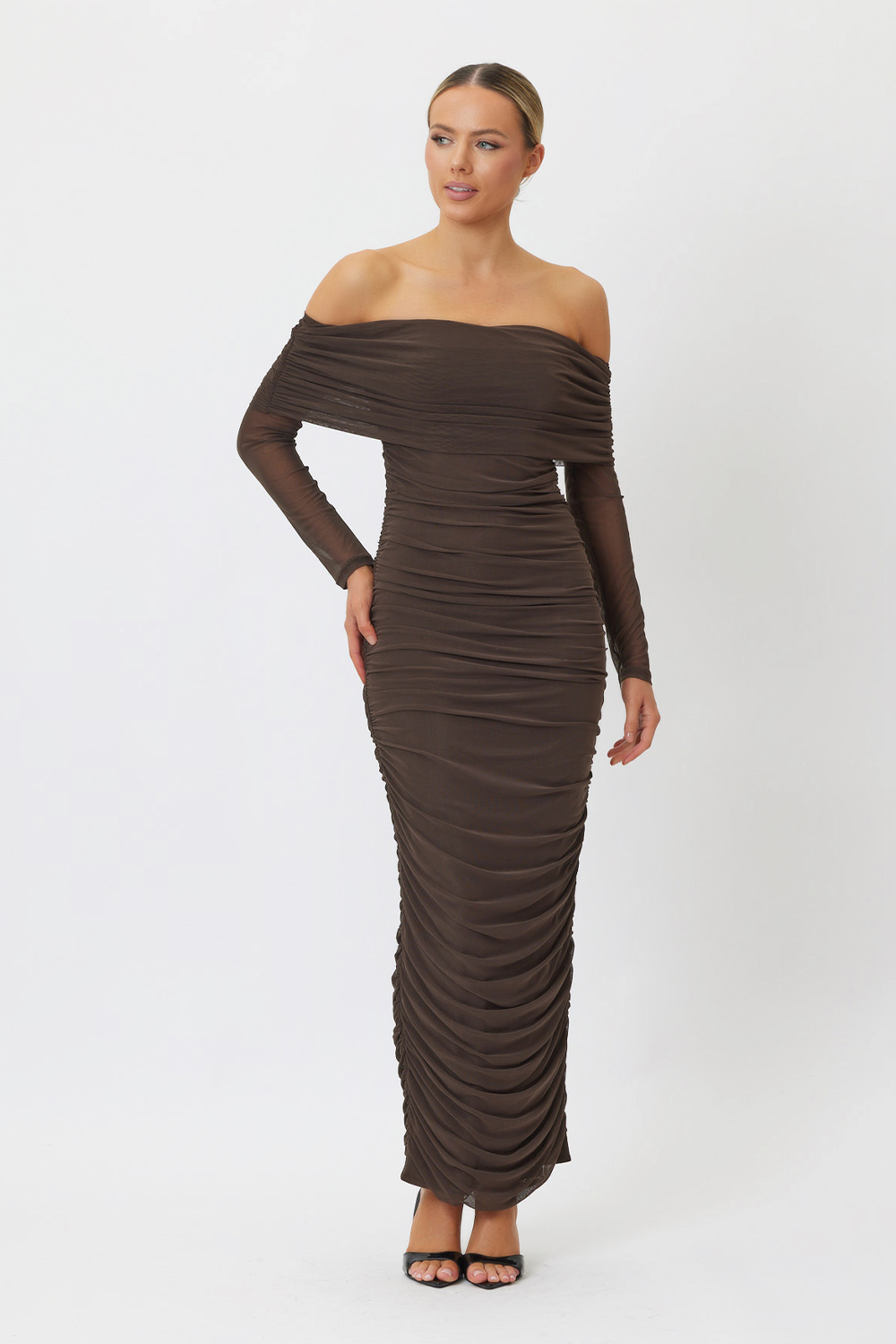 Sample SAGQ1 Maxi Dress Brown 6