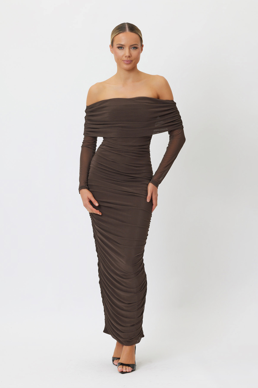 Sample SAGQ1 Maxi Dress Brown 6