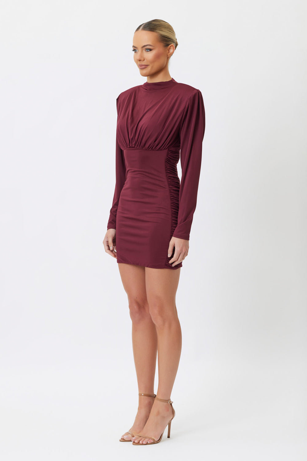 Belen Mini Dress Wine