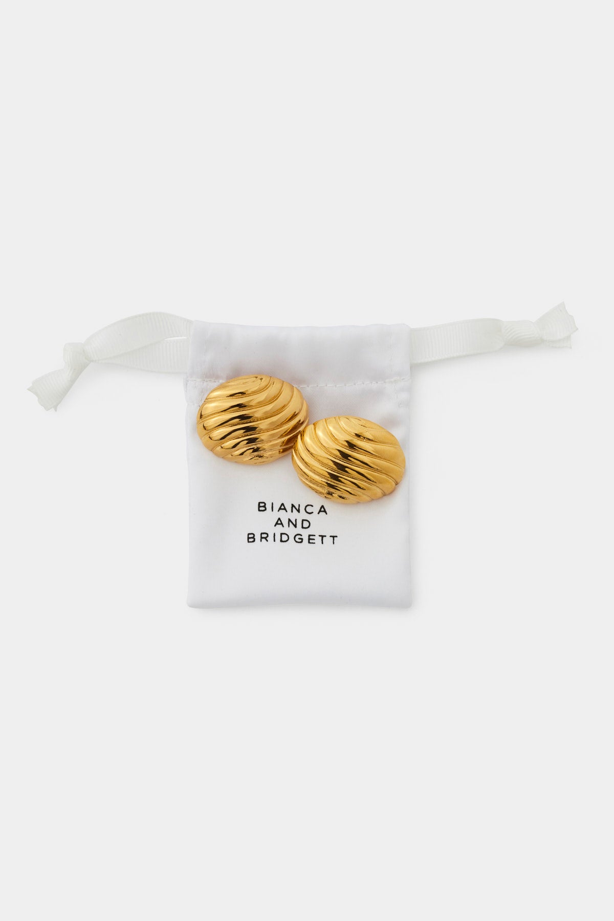 Oval Textured Earrings