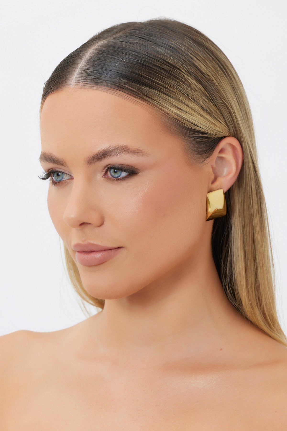 Rectangle Drop Earrings