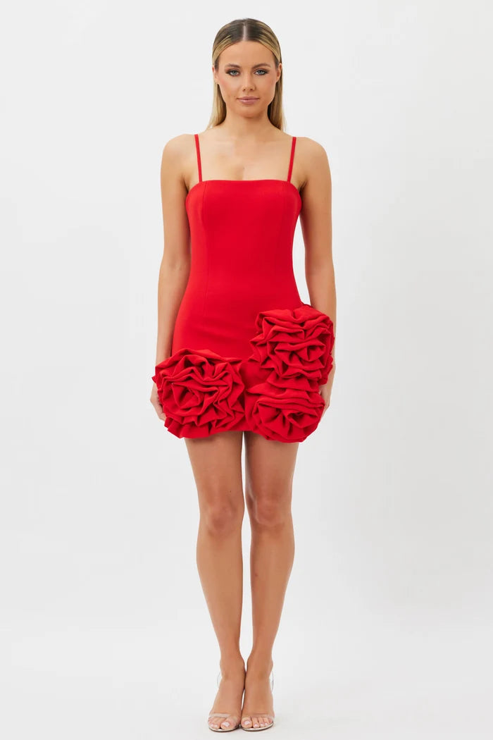 Sample 4S9OW Mini Dress Red 12