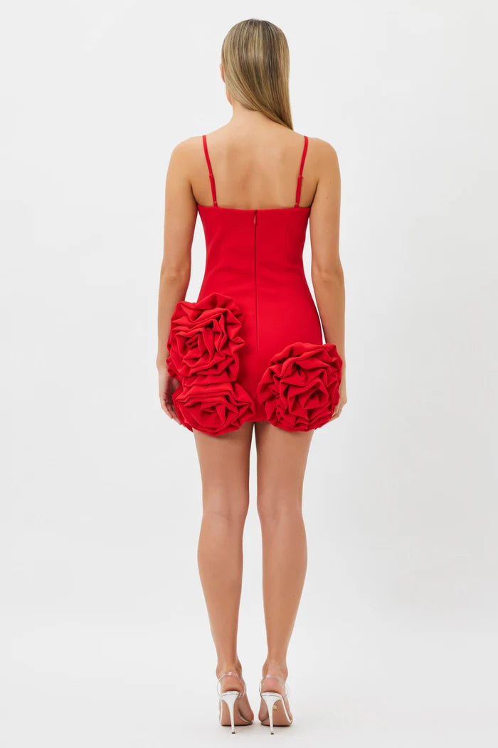 Sample 4S9OW Mini Dress Red 12