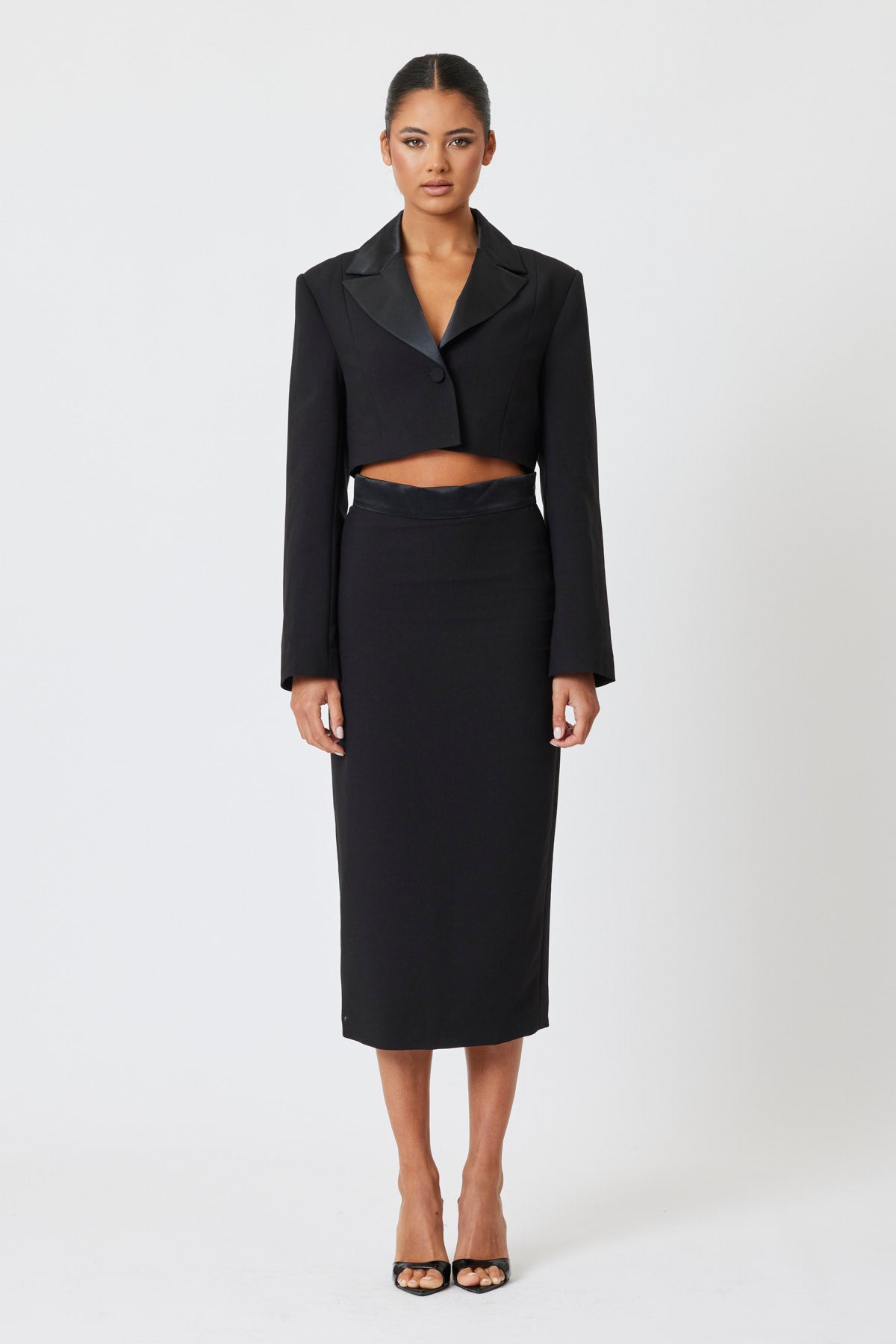 Larina Maxi Skirt Black