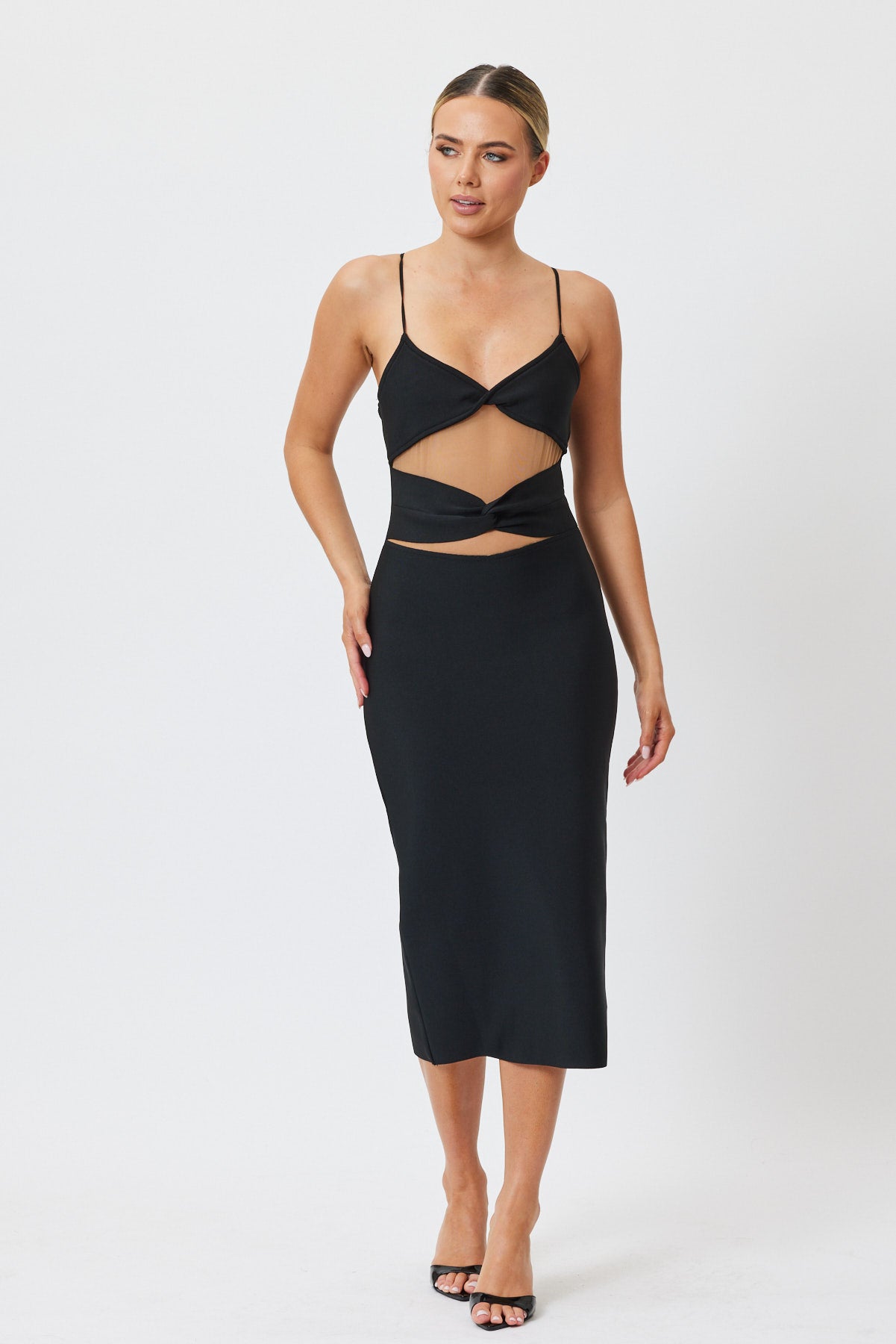 Sample YEOBM MIDI DRESS BLACK 6