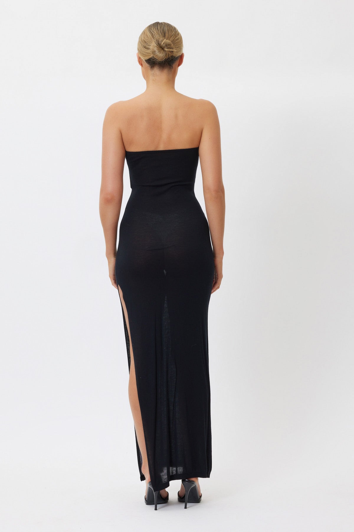 Sample A0FO5 MAXI DRESS BLACK 6