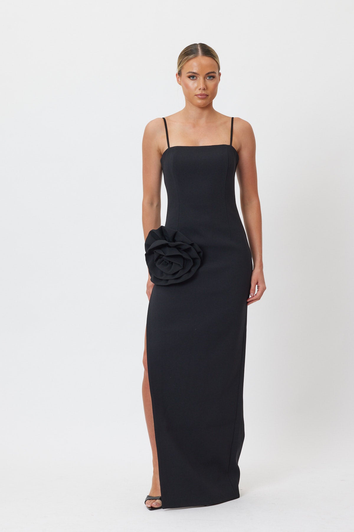 SAMPLE AA8O9 MAXI DRESS BLACK 10