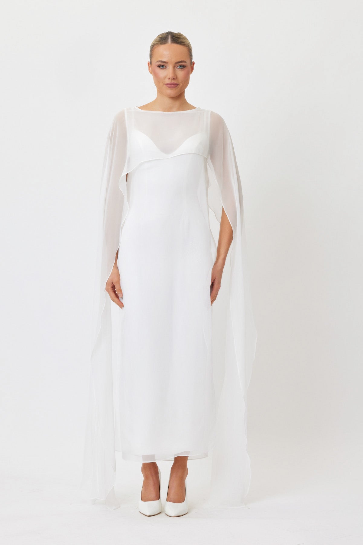 Sample ZGEKU Maxi Dress WHITE 6