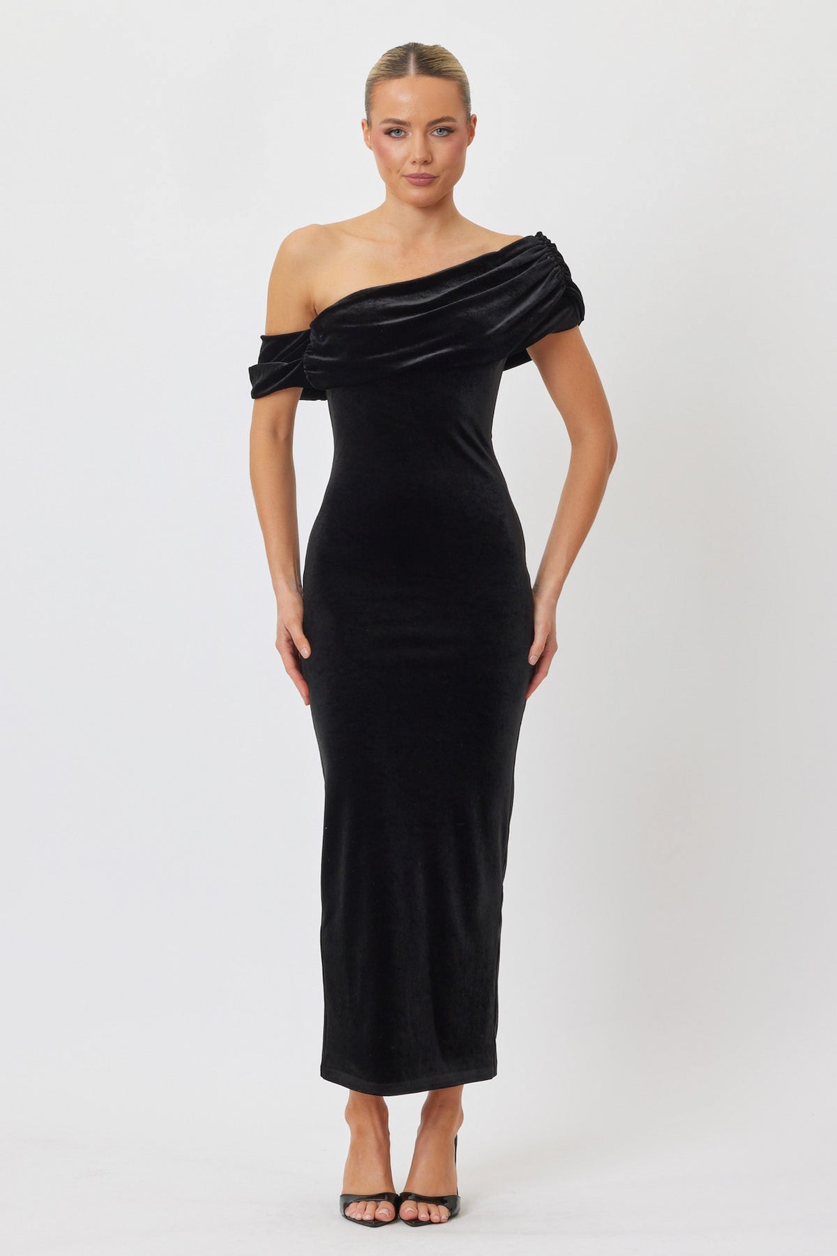 Sample 98K0I Maxi Dress BLACK 6