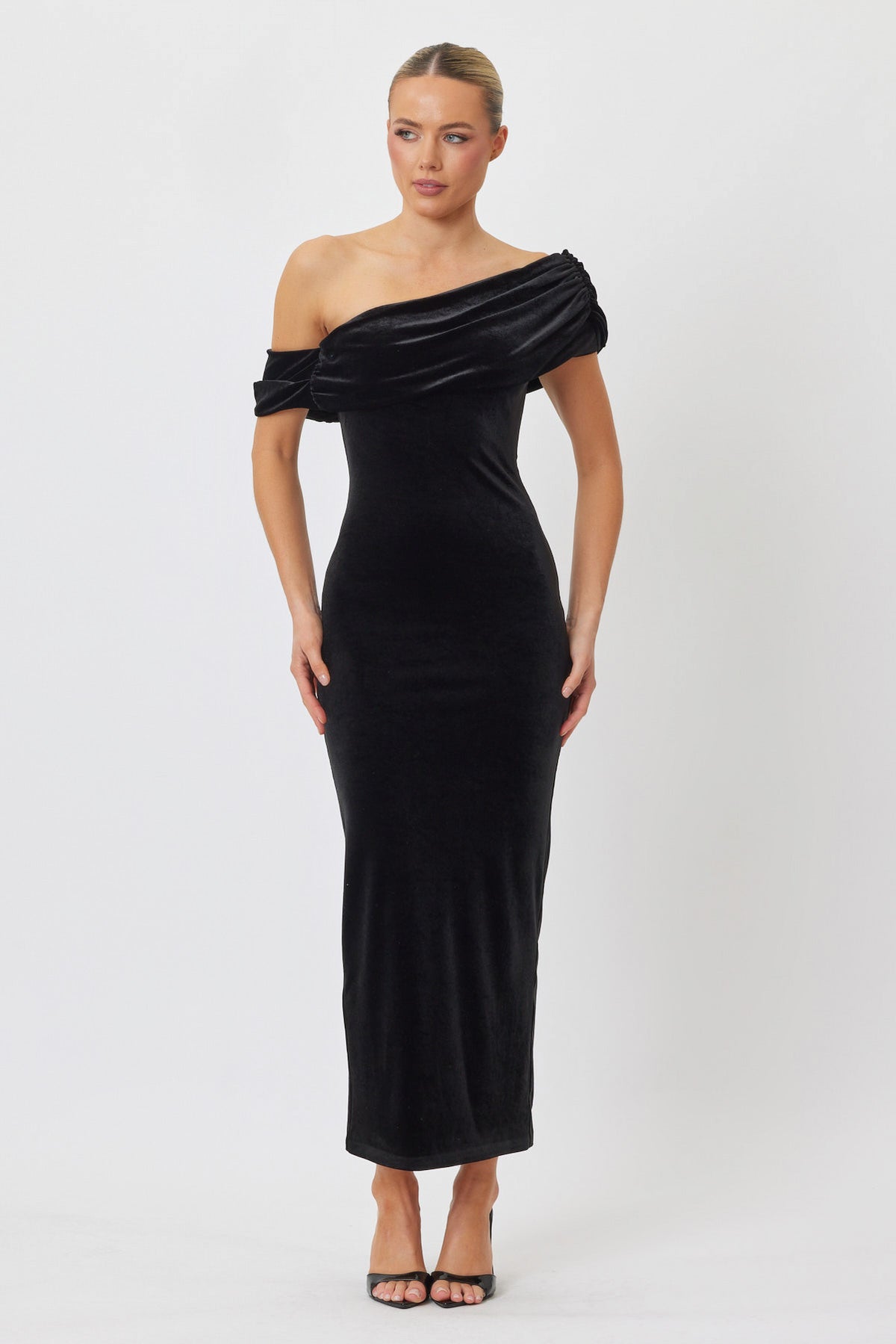 Sample 98K0I Maxi Dress BLACK 6