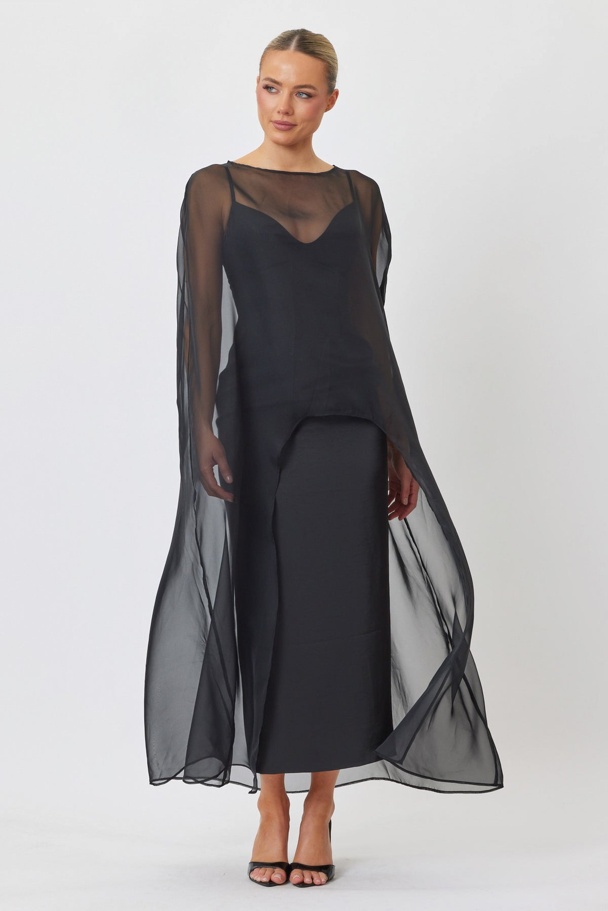 Sample UJYKX Maxi Dress BLACK 6