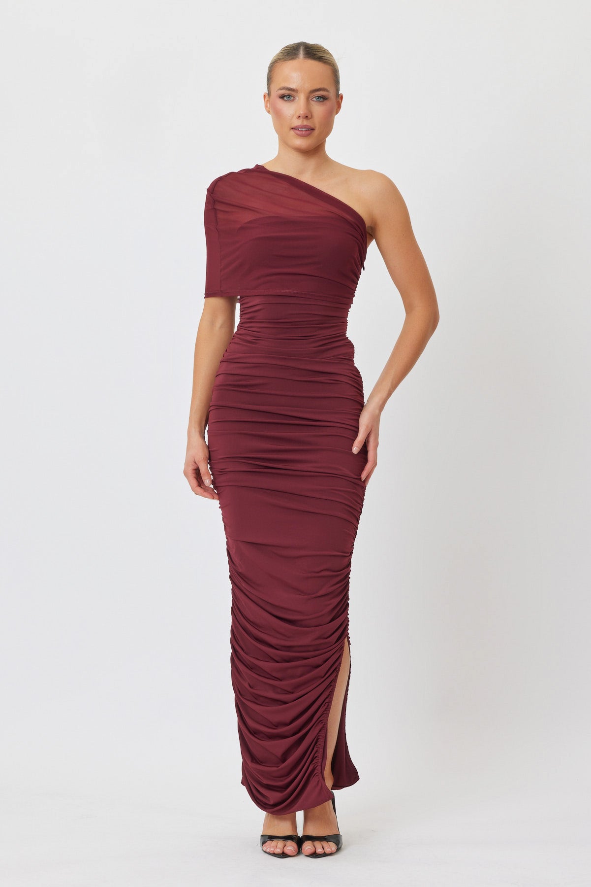 Sample 0GUJT Maxi Dress WINE 6