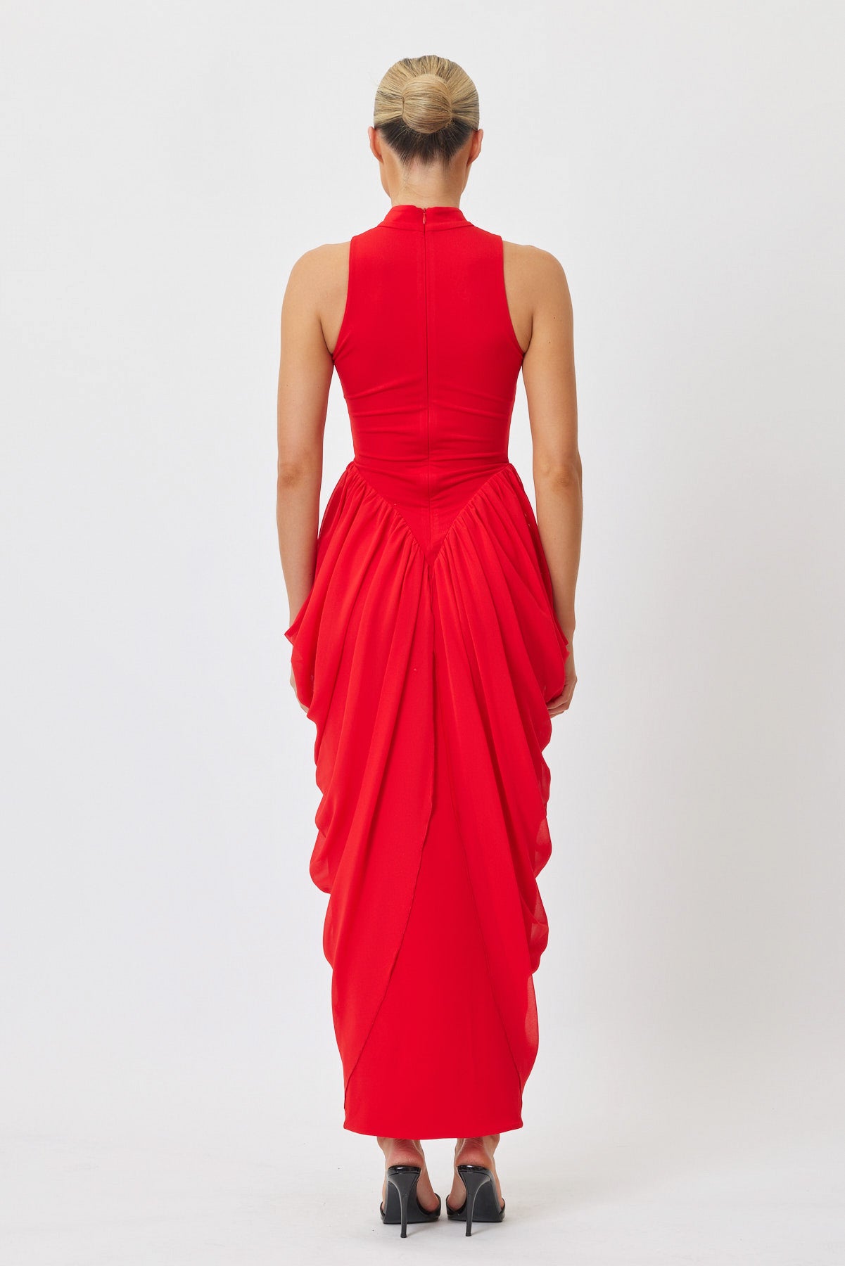 Sample ZB9XS Maxi Dress RED 6