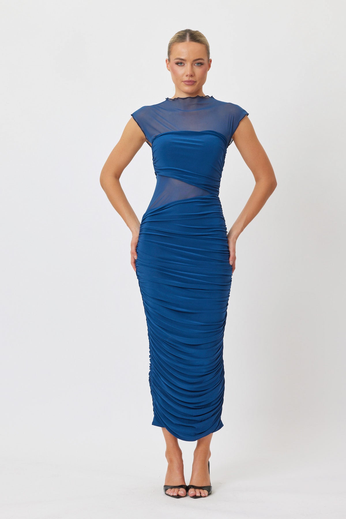 Sample 9893G Midi Dress BLUE 6