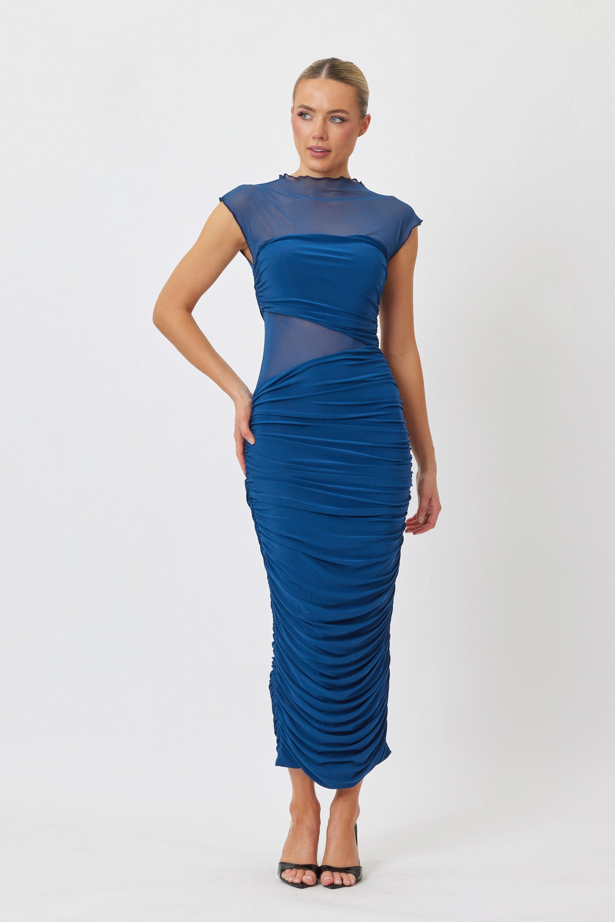 Sample 9893G Midi Dress BLUE 6