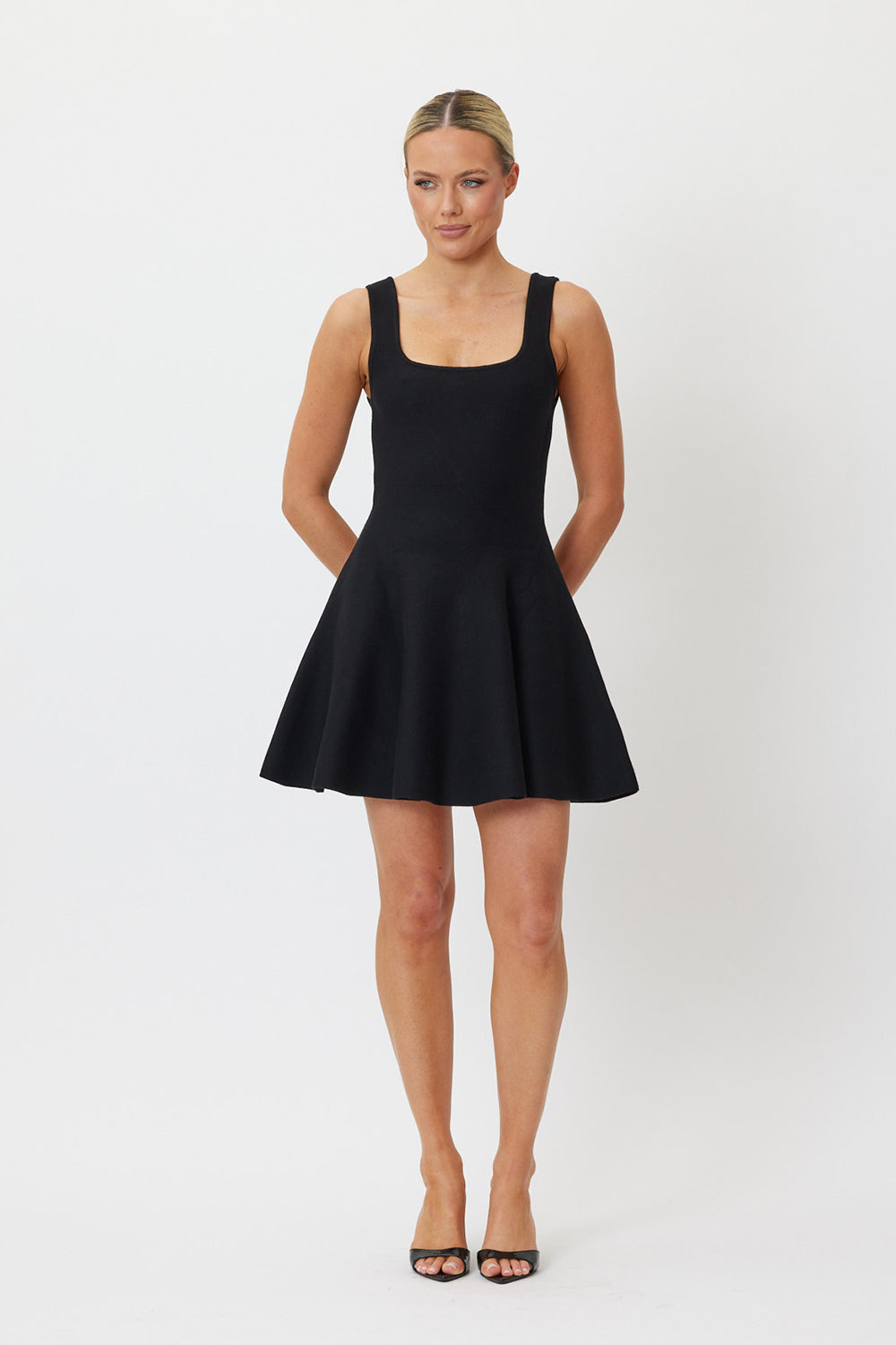 Sample C7QN3O Mini Dress Black 6