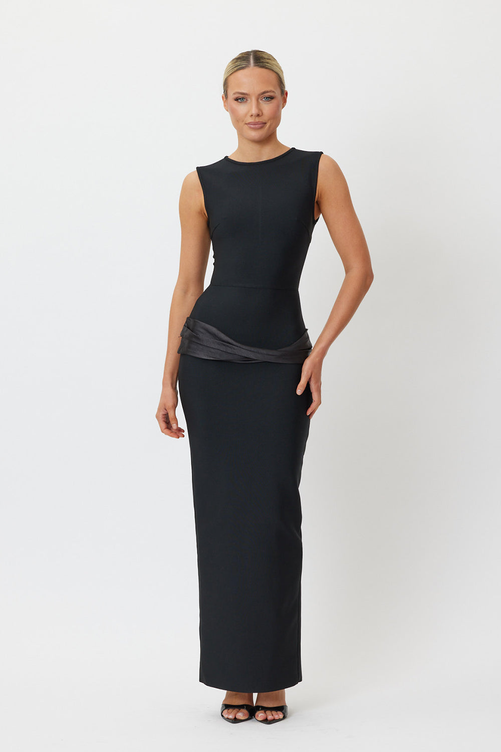 Sample EVH1PO Midi Dress Black 6