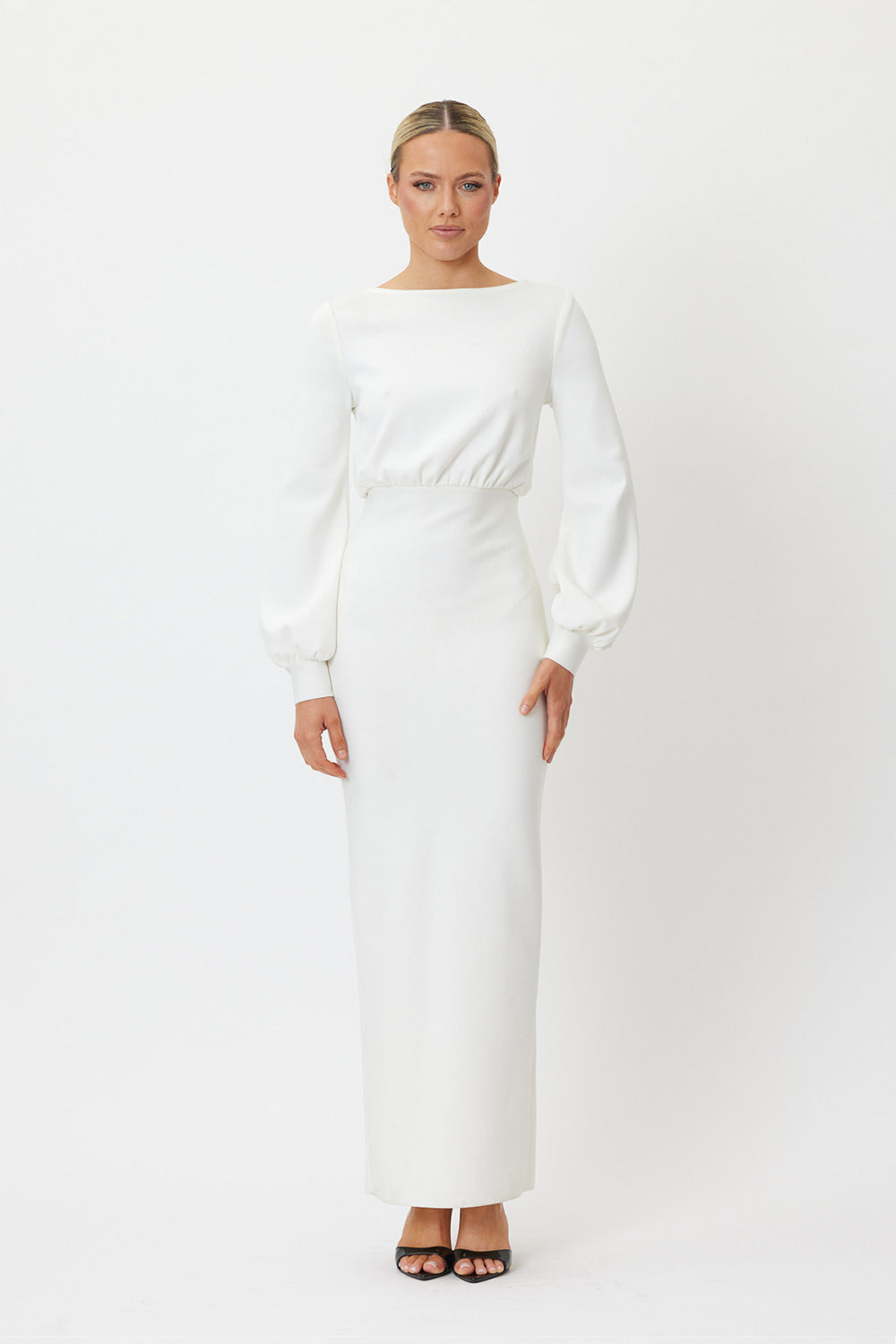 Sample 2DHO1N Maxi Dress White 6
