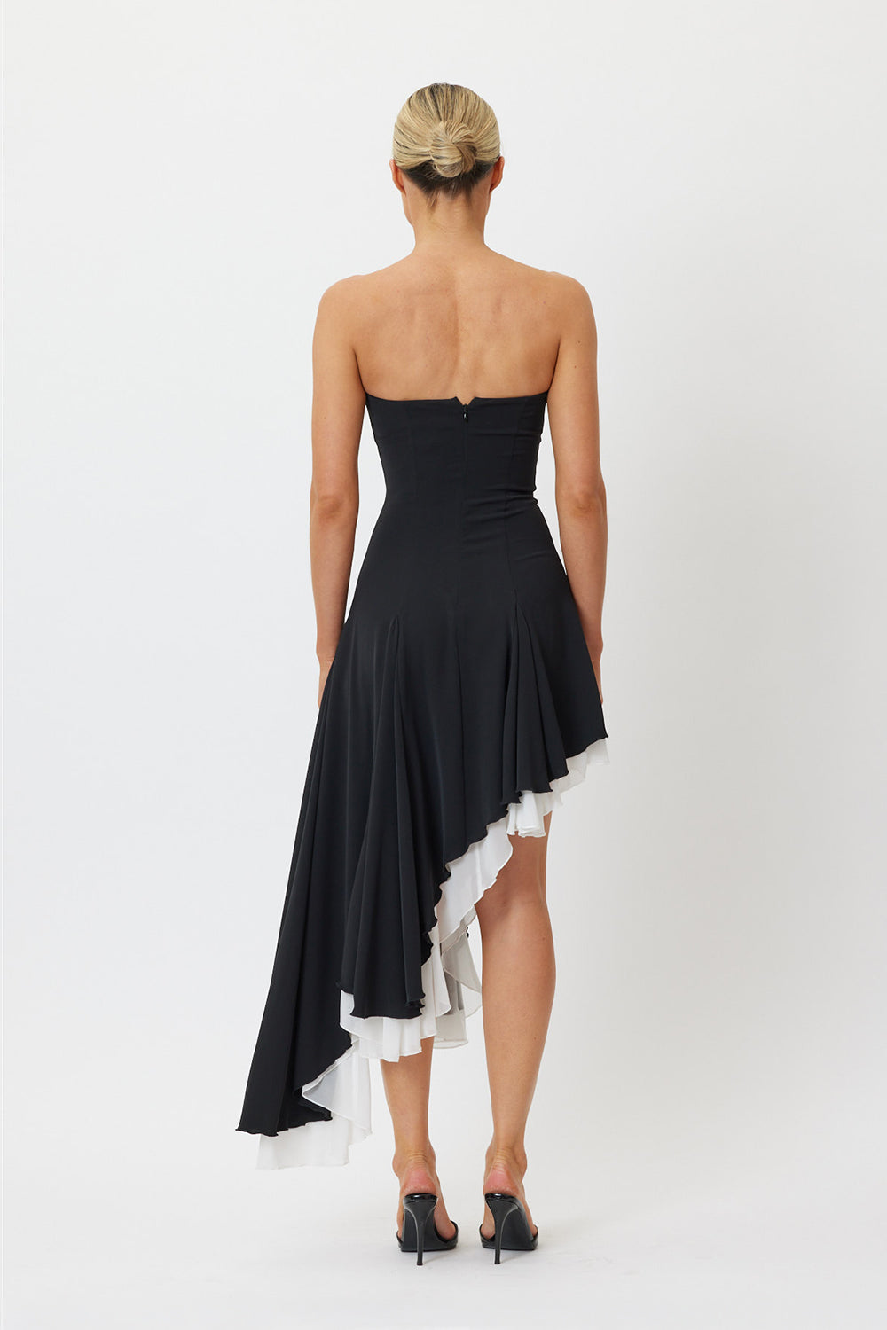 Sample KK07OO Midi Dress Black&White 6