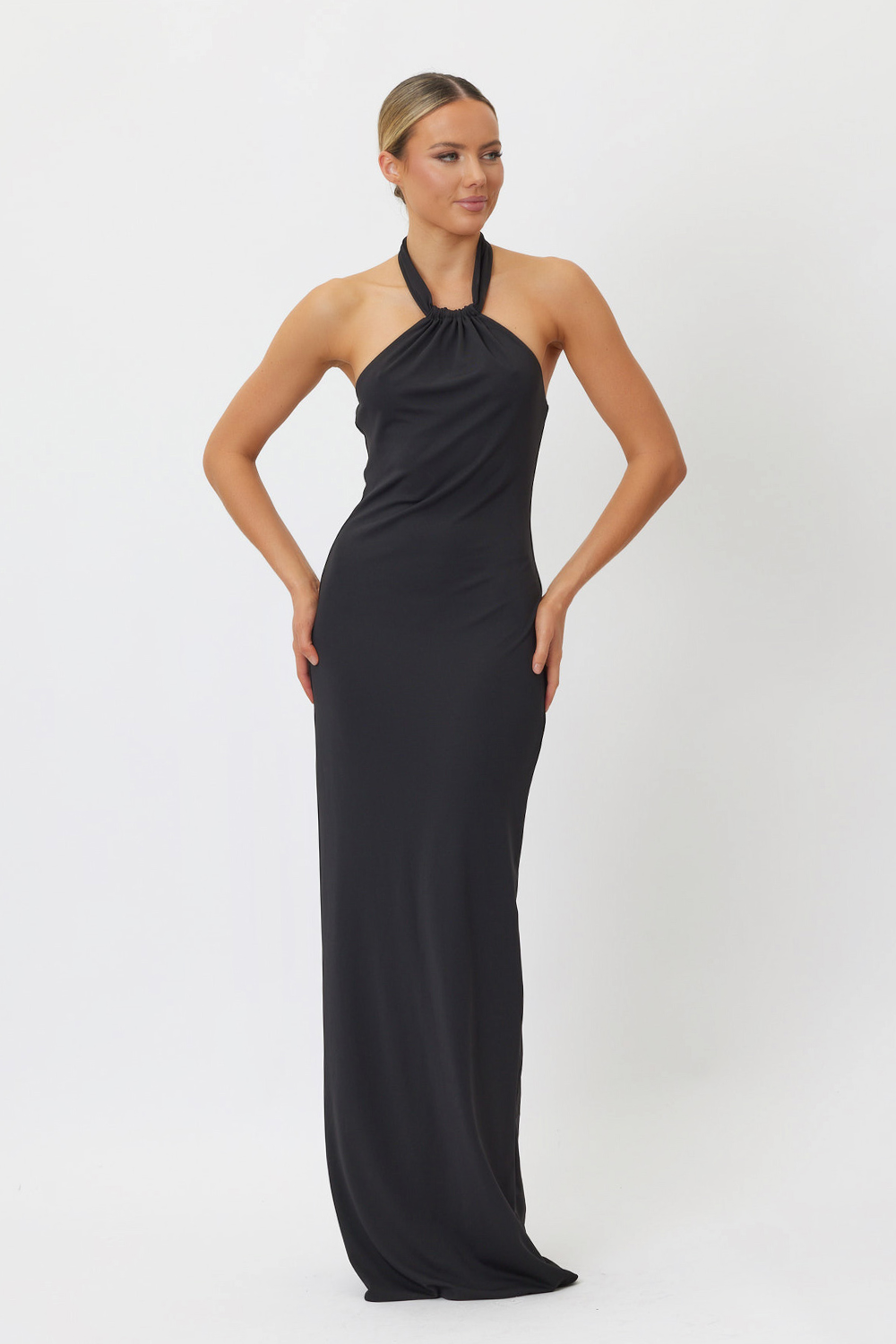 Sample R08N8 Maxi Dress Black 6