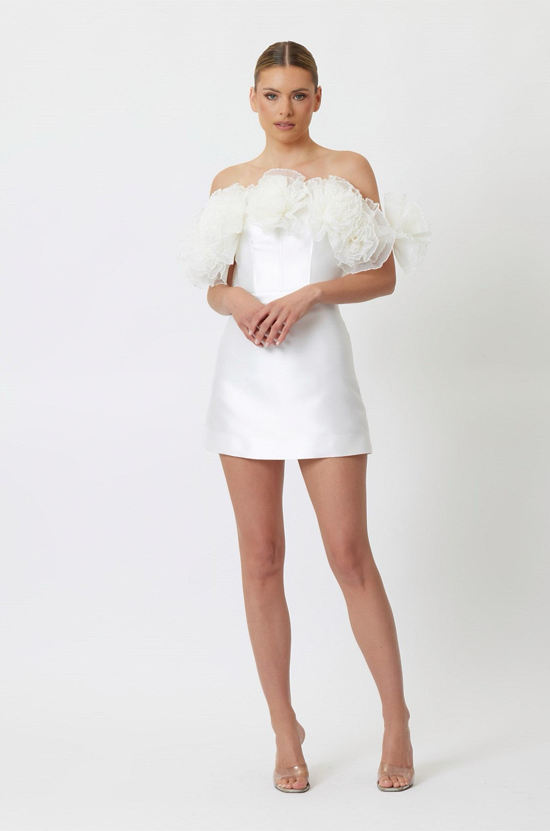 Sample HQTTD Mini Dress White 6