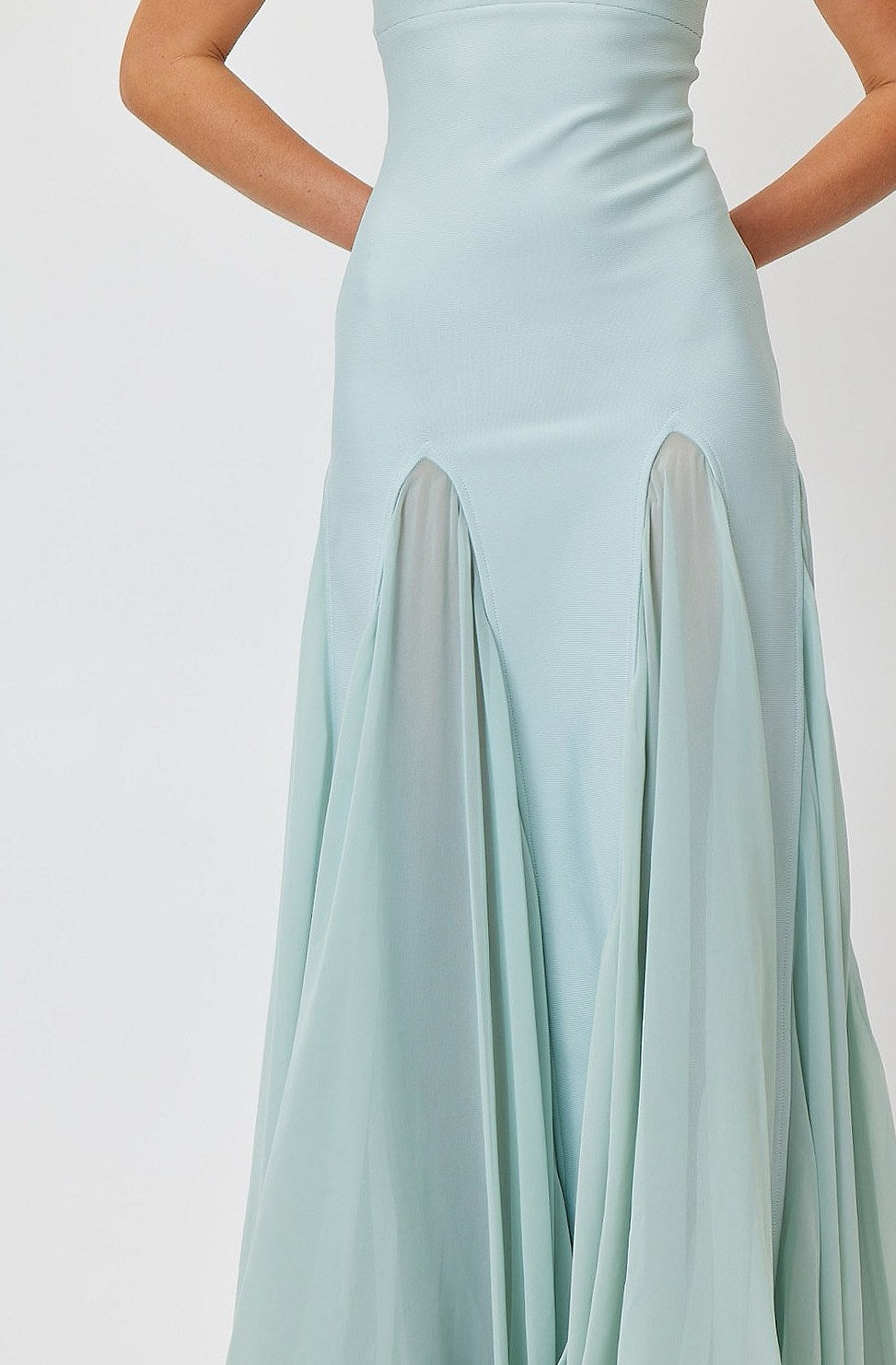 Sample GJED6 Maxi Dress Green 6