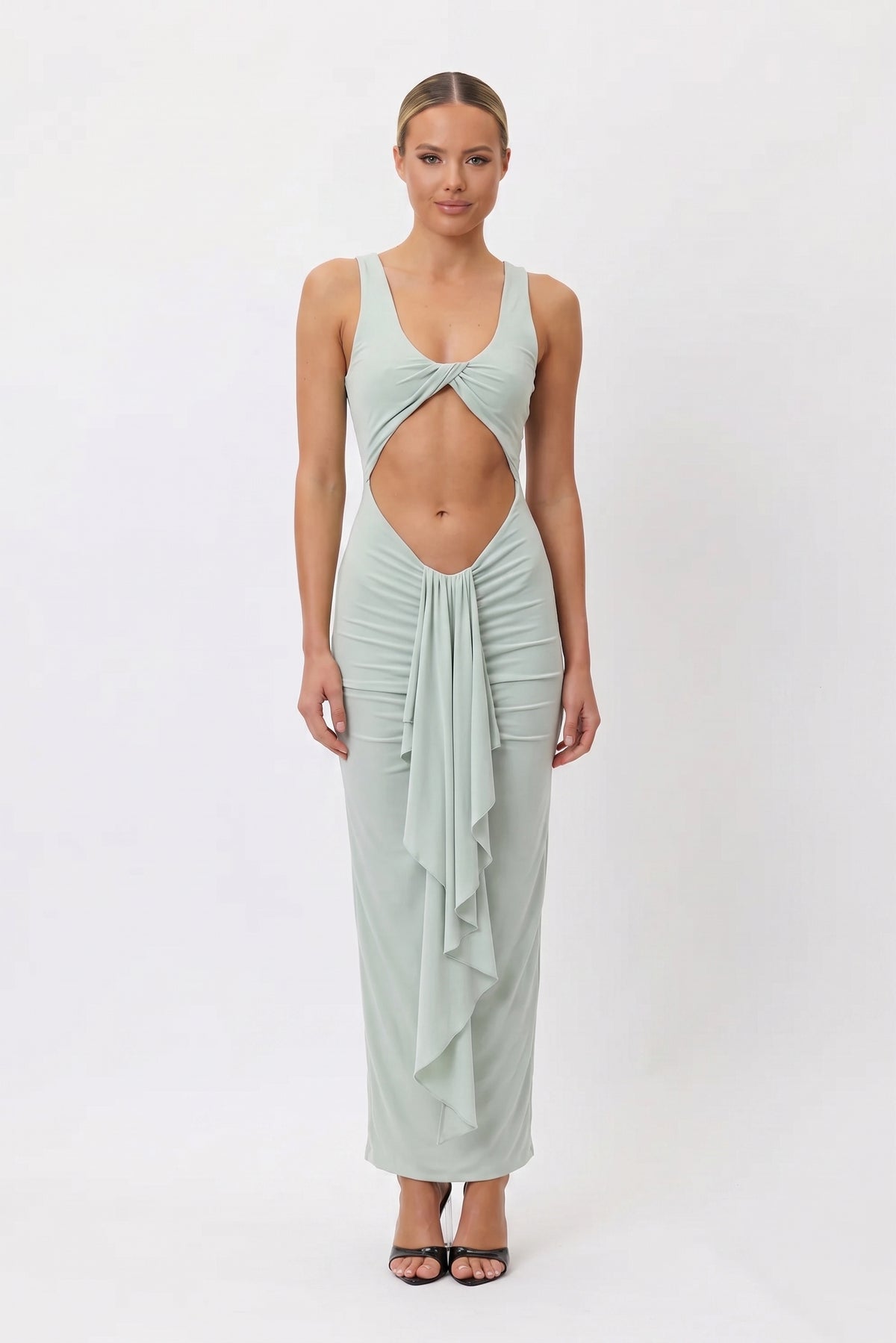 Sample 8Gn6N Maxi Dress Green 6