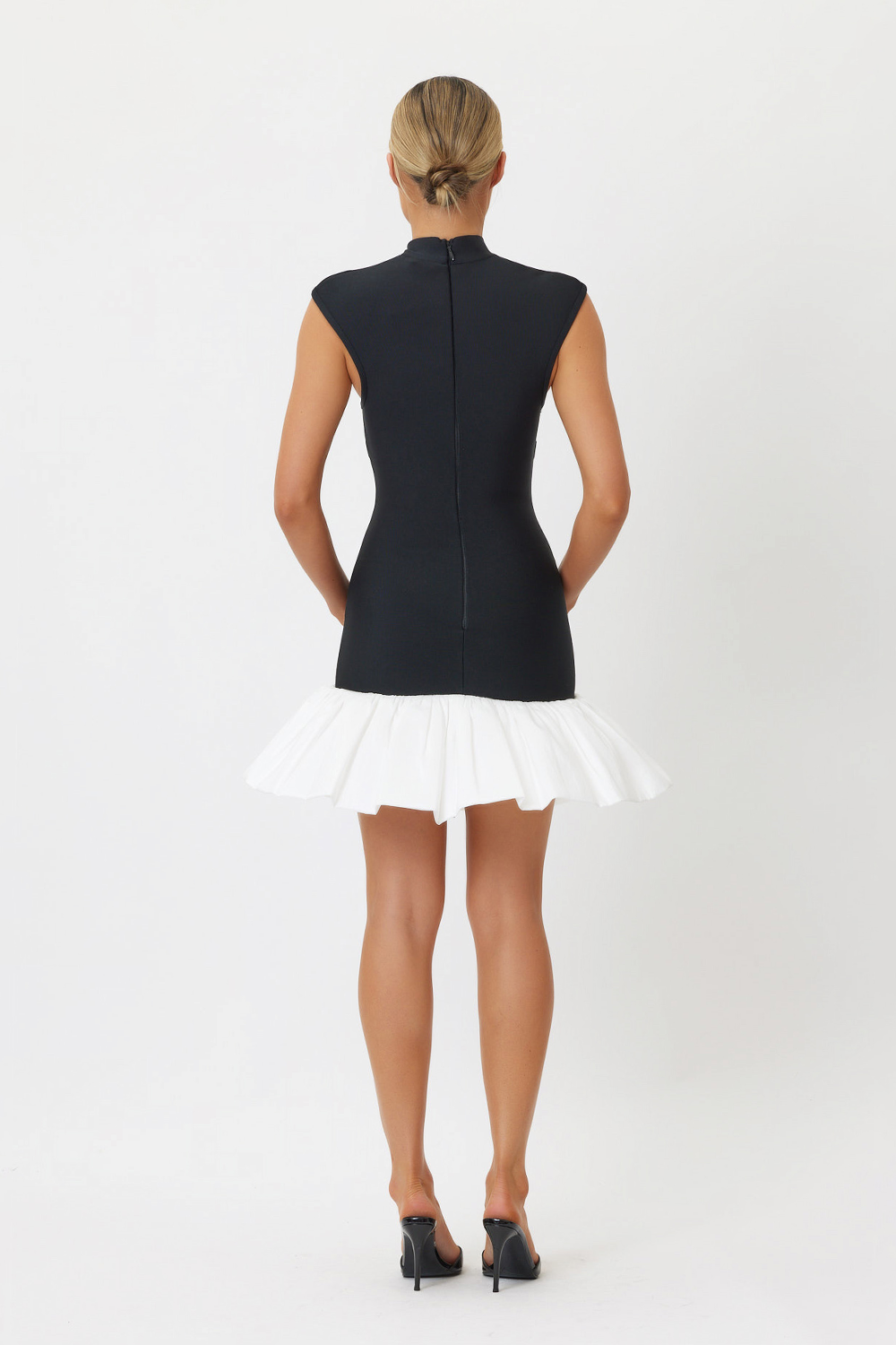 Sample GPD01 Mini Dress Black&White 6