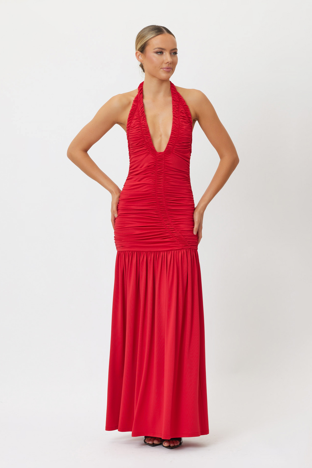 Sample UIAXA Maxi Dress Red 6