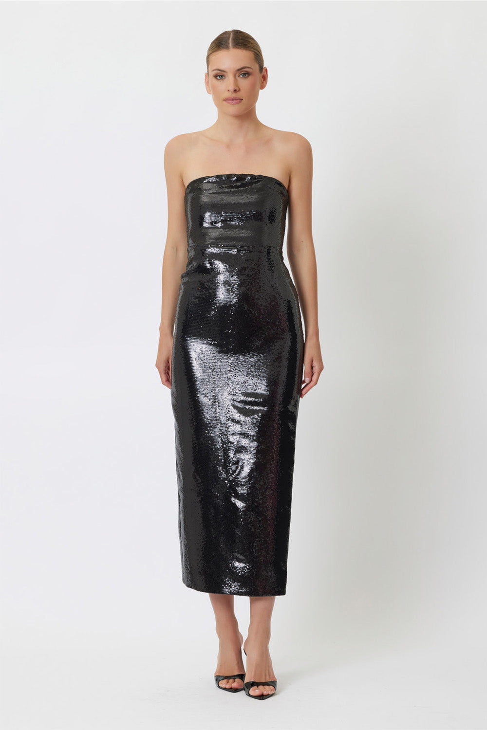 Carmela Midi Dress Black