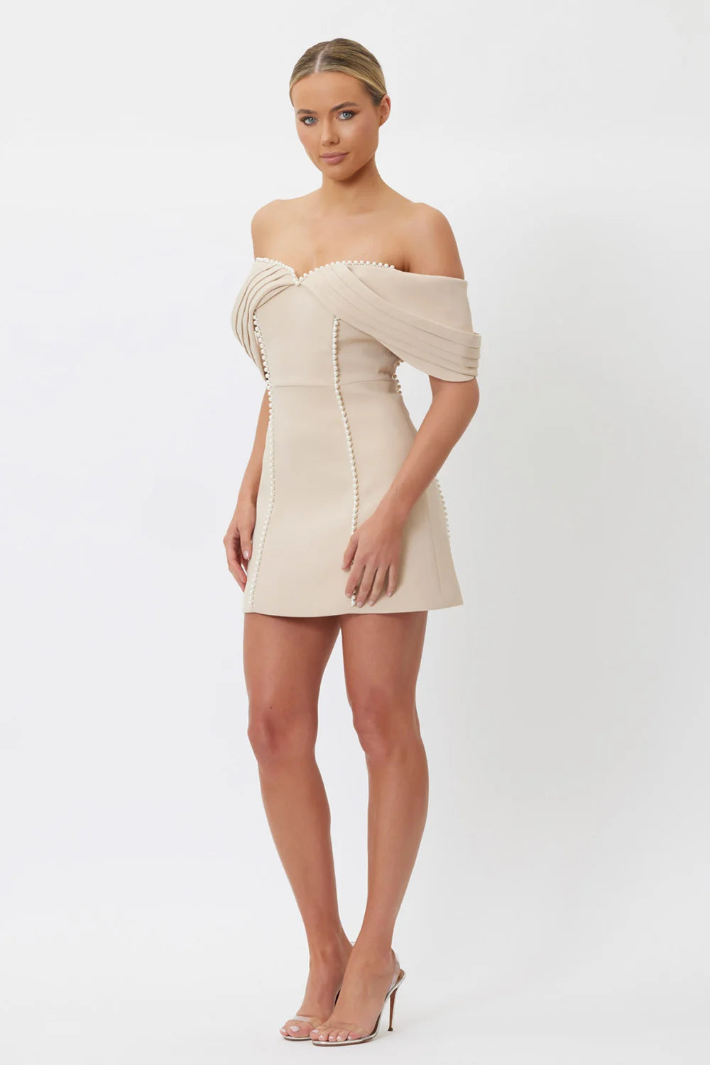 Sample 0AGC3 Mini Dress Oat 10