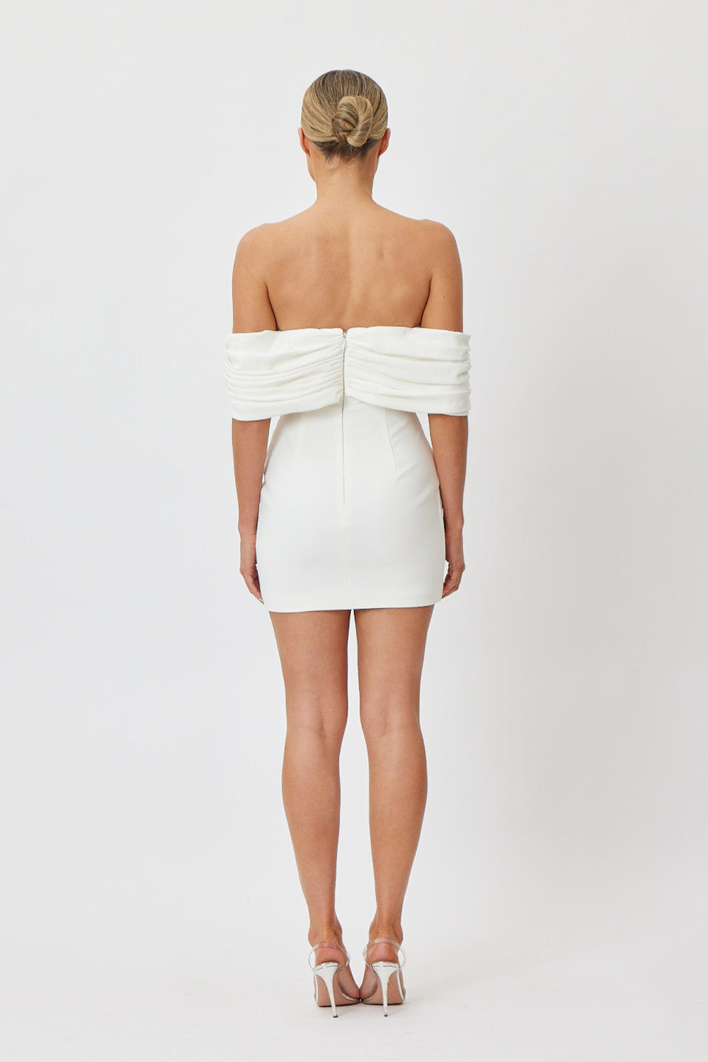 Henley Mini Dress White