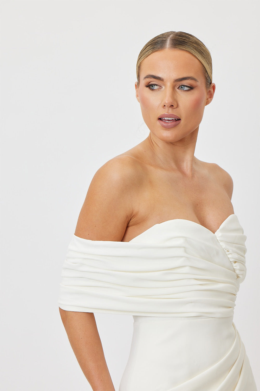 Henley Mini Dress White