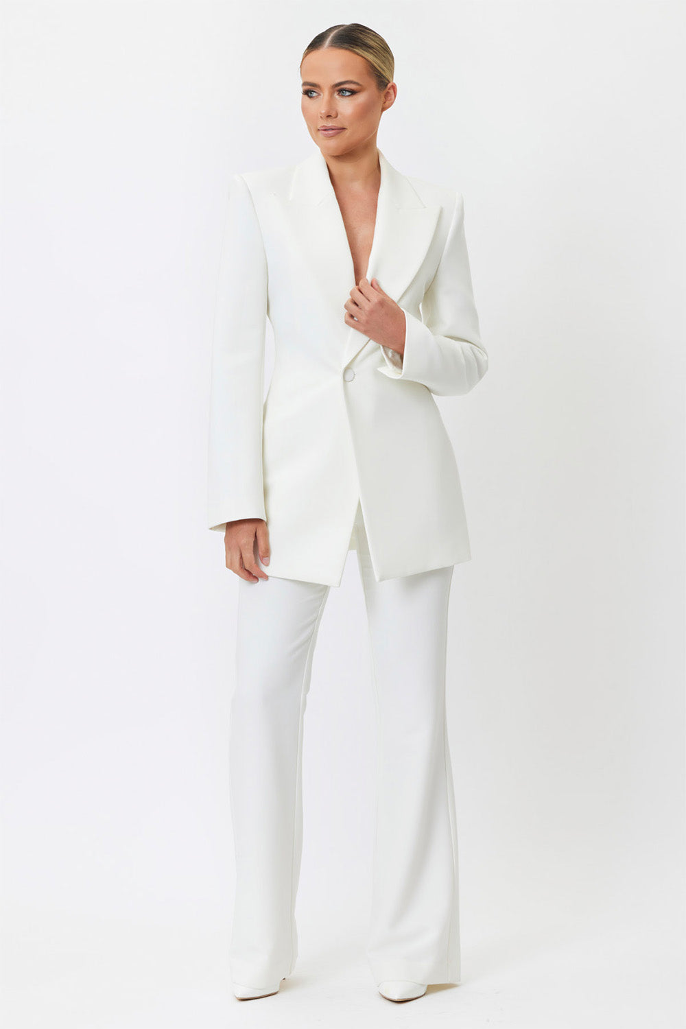 Saffire Blazer White