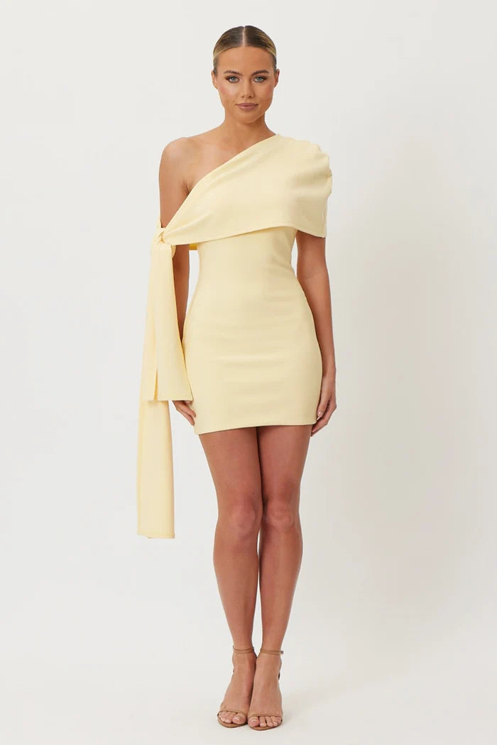 Sample D6PSV Mini Dress Yellow 6