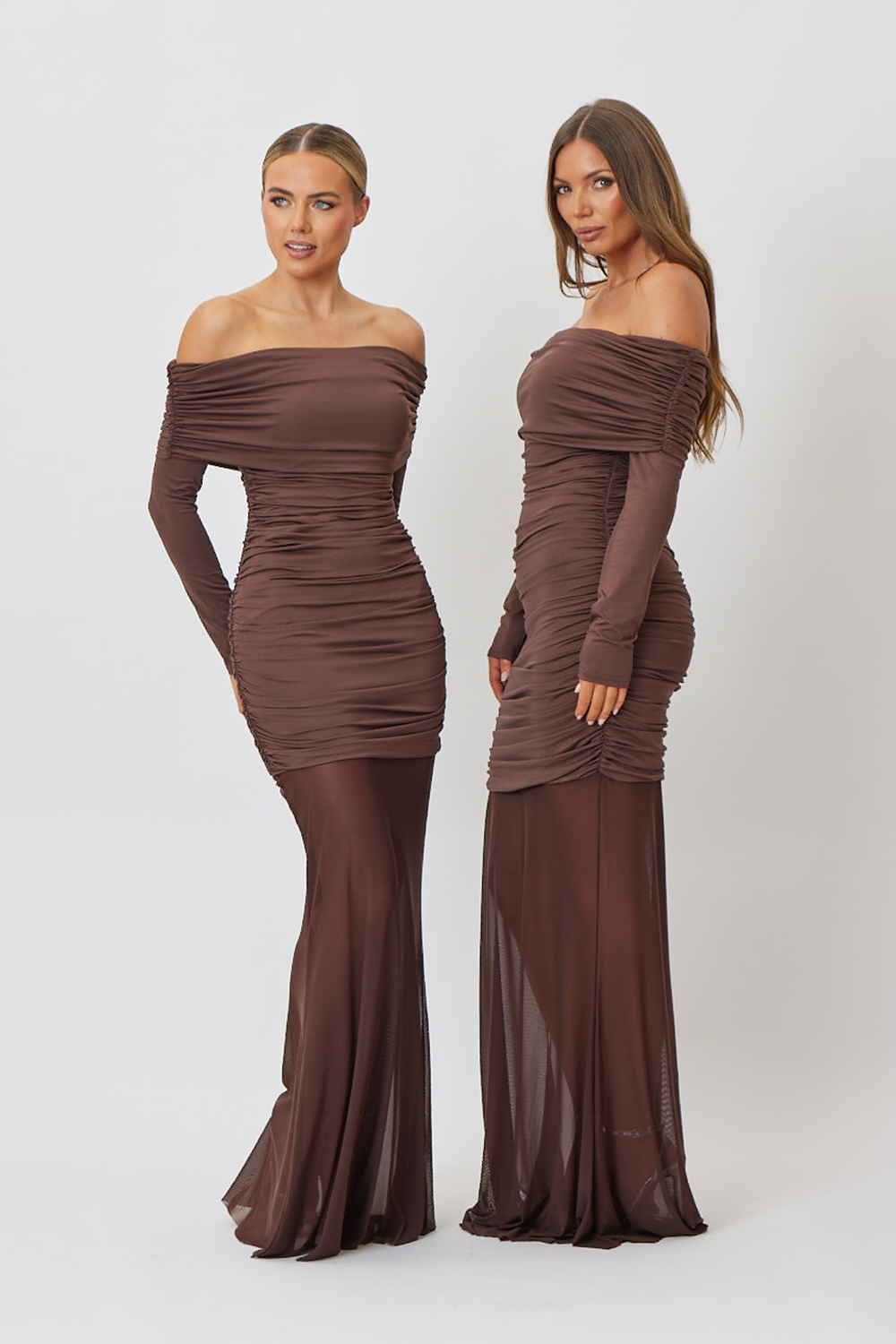 Jordana Maxi Dress Brown