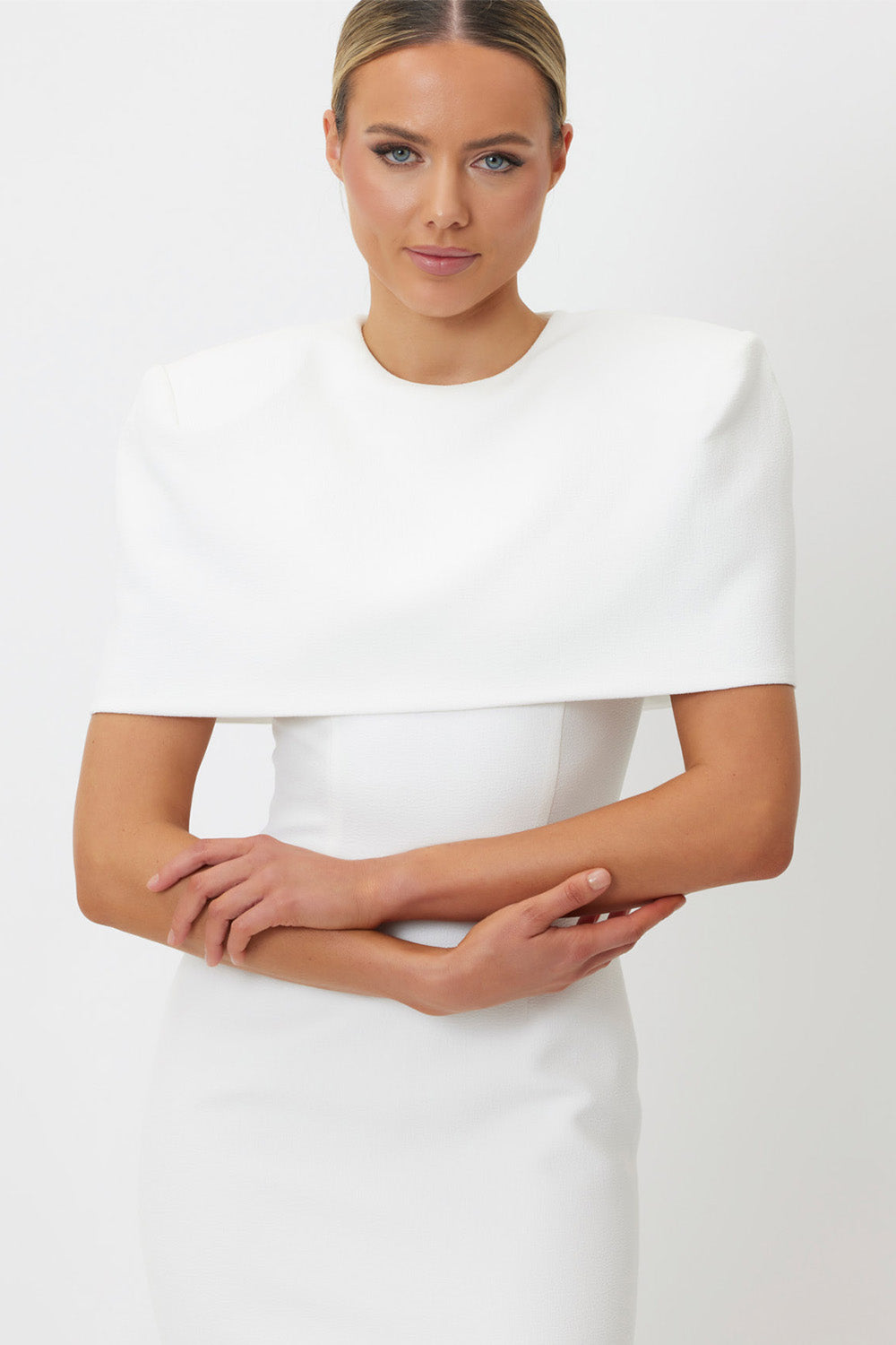 Eliana Midi Dress White