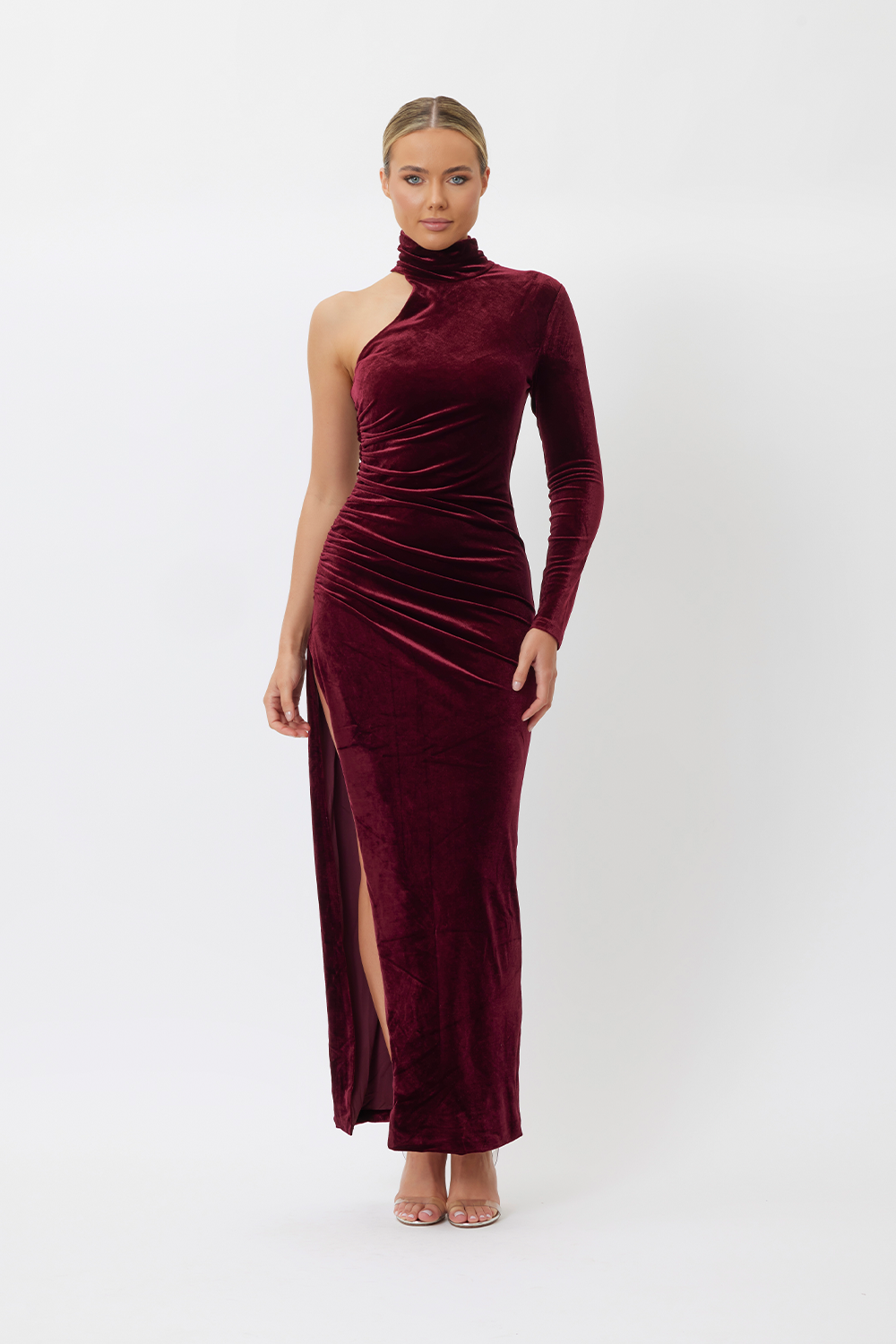 Tasmin Midi Dress Bordeaux