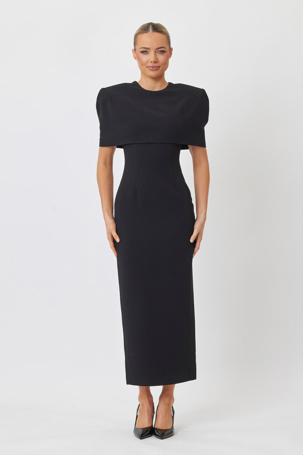 Eliana Midi Dress Black