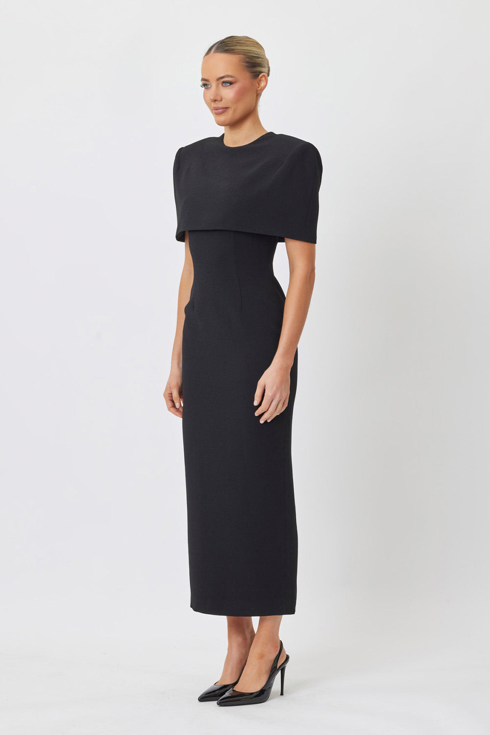 Eliana Midi Dress Black
