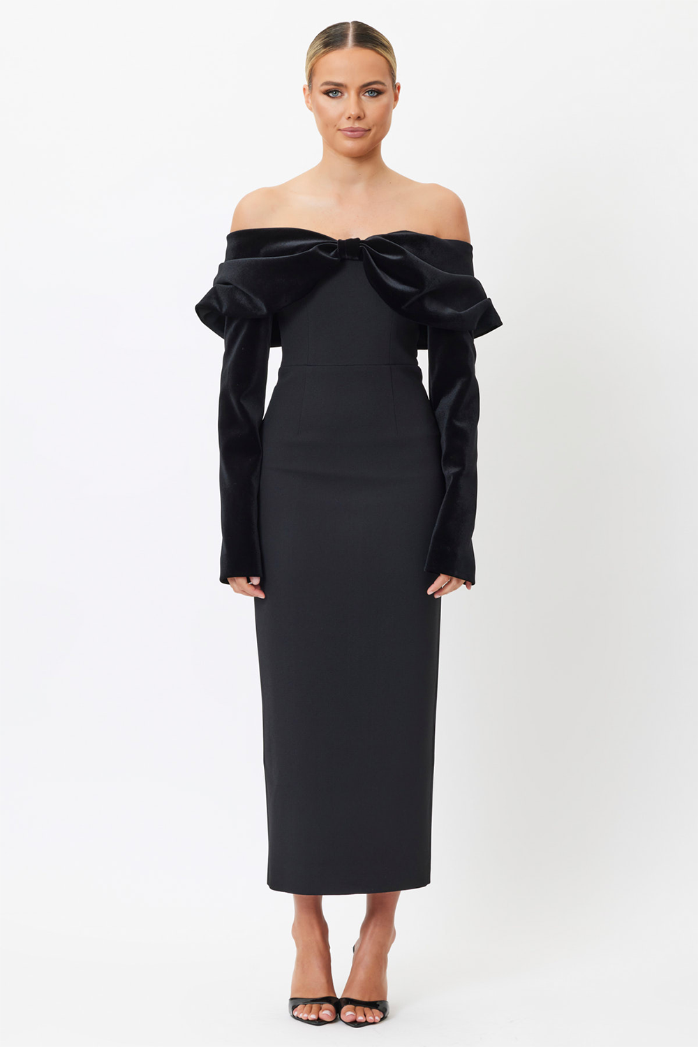 Jade Midi Dress Black