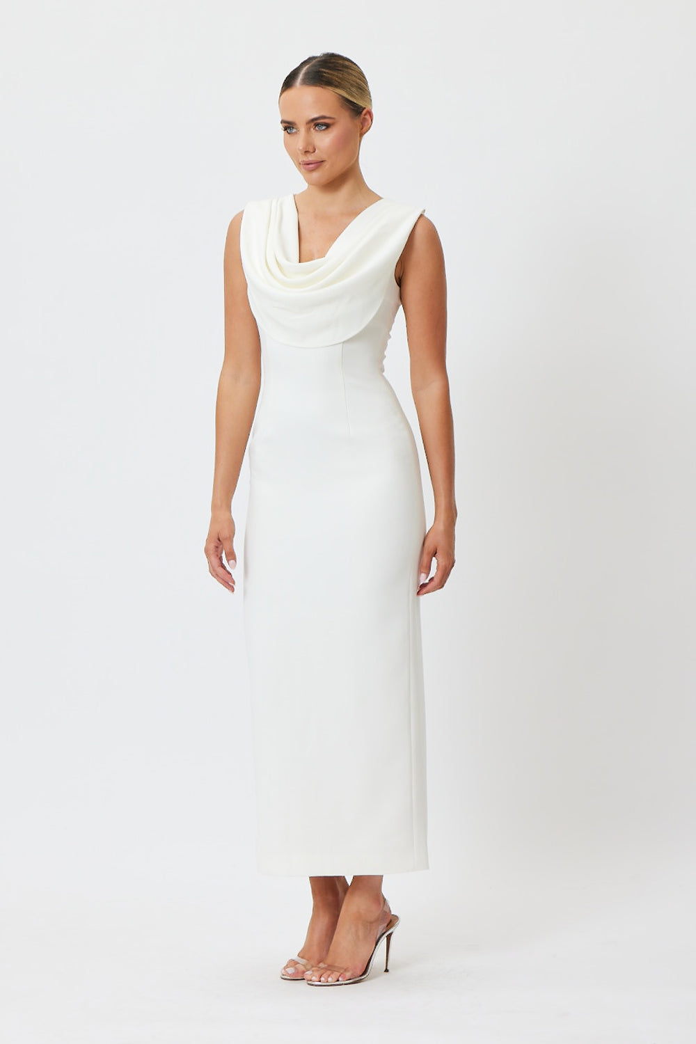 Adalynn Midi Dress White