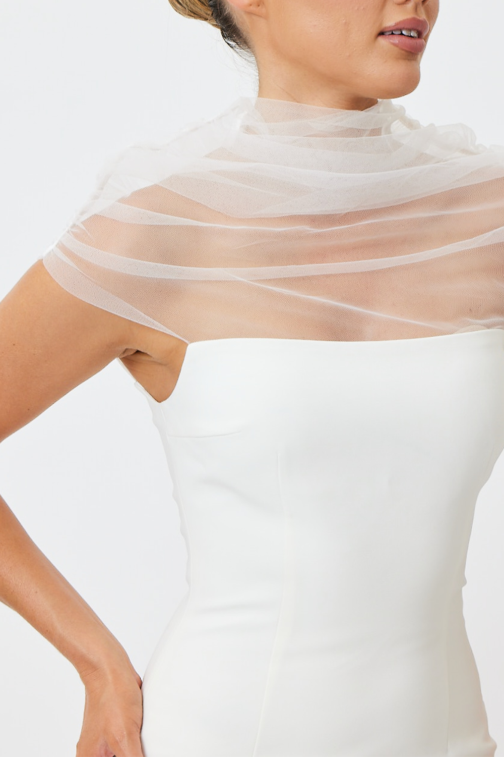 Marlee Midi Dress White