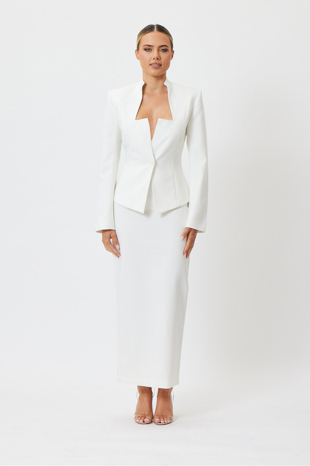 Francesca Blazer White
