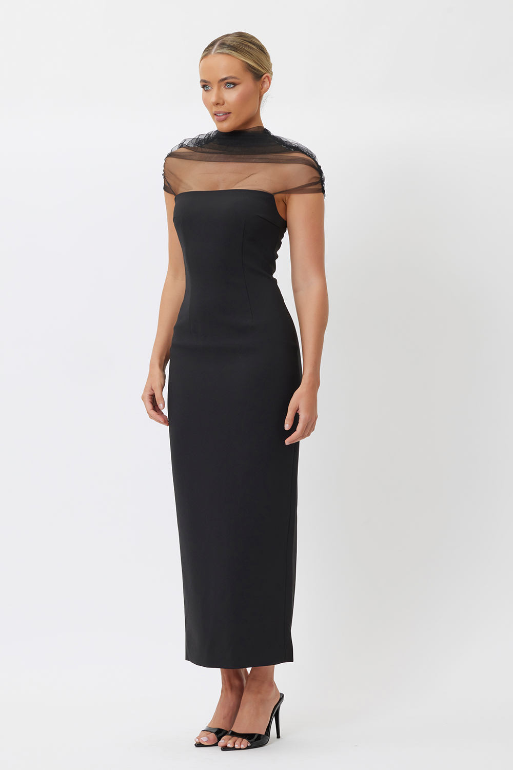 Marlee Midi Dress Black