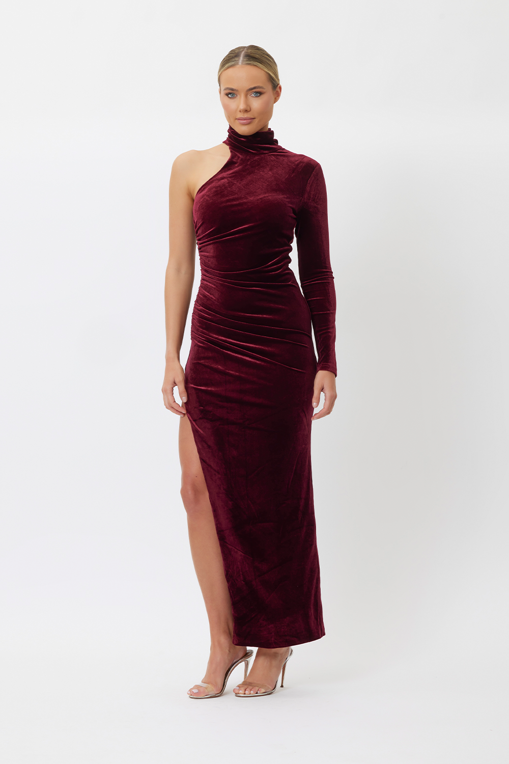 Tasmin Midi Dress Bordeaux