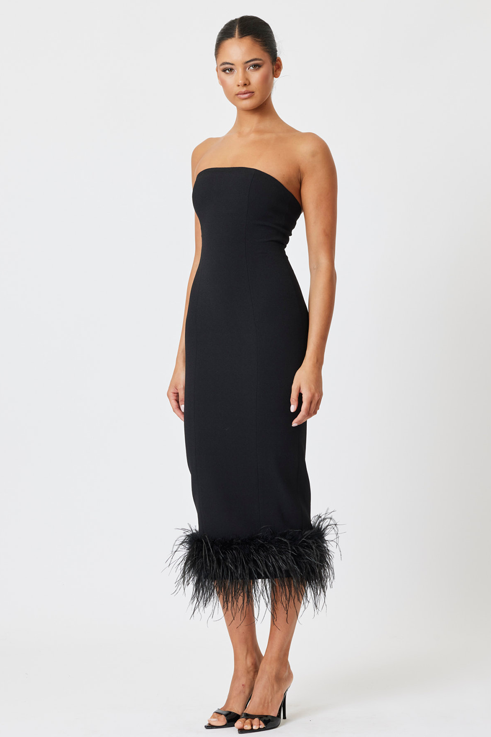 Arianna Midi Dress Black