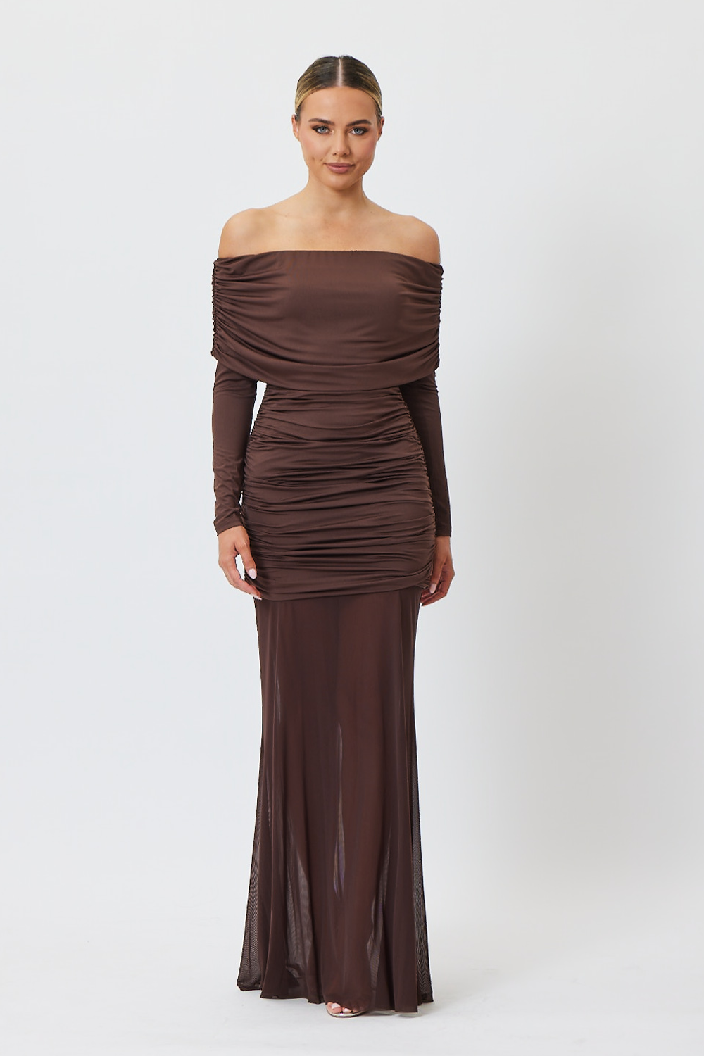 Jordana Maxi Dress Brown